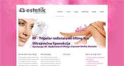 Desktop Screenshot of estetikstudio.co.rs